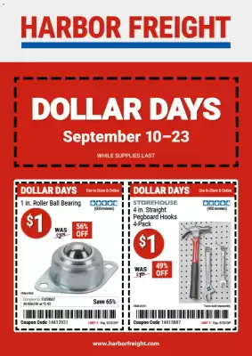Harbor Freight Tools (valid until 23-09)