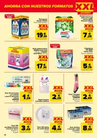 Folleto Carrefour Página 16: Kerkom duplo fregona microfibra €2,25, Simpl platos de cartón €4,49