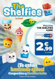 Folleto Carrefour Página 2: The shelfies - peluches €4,99
