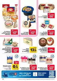Folleto Carrefour Página 22: Tierra de Tradición Queso curado mezcla €13,69, Flor de Esgueva y El Ventero