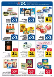 Folleto Carrefour Página 23: Burgo de Arias queso fresco de cabra €2,12, Philadelphia Queso de untar Original o Light €5,09