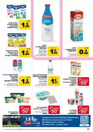 Folleto Carrefour Página 25: Central Lechera Asturiana leche semidesnatada €1,67