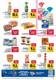 Folleto Carrefour Página 41: Carrefour Classic Pan de molde con corteza €0,54, Jr brownie mini muffins €1,22