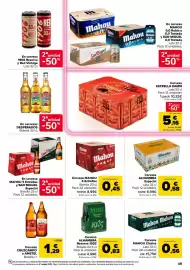 Folleto Carrefour Página 49: Mahou 5 Estrellas €8,99, Alhambra Reserva 1925 €0,83