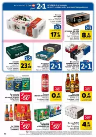 Folleto Carrefour Página 50: Mahou 5 Estrellas €0,64, Cervezas Grimbergen €0,99