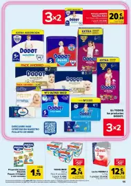 Folleto Carrefour Página 55: Yogolinos €2,74, Nidina 2 €12,70