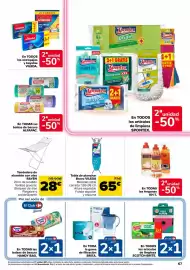 Folleto Carrefour Página 67: Bravo VILEDA tabla de planchar €65,00, Rayen tendedero de aluminio con alas €28,00
