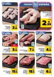 Folleto Carrefour Página 7: Carrefour - alas de pollo el mercado €3,69, Carrefour - chuletón de vacuno el mercado €18,95