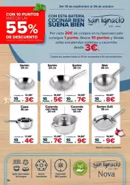 Folleto Carrefour Página 70: Sartén €15,99, Cacerola con tapa €15,99