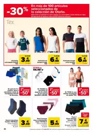 Folleto Carrefour Página 80: Tex basic bragas mujer €5,99, Tex bóxer fantasía hombre €7,49