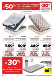 Folleto Carrefour Página 84: Pikolin colchón universe nbk €449,00, Carrefour Home colchón de núcleo hr €85,00