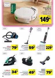 Folleto Carrefour Página 86: Cecotec limpiador de colchones 3000 mattres €49,00, Oibegoza aspirador con cable APC 8400 €59,00