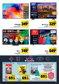 Folleto Carrefour Página 91: Daewoo TV 55" 55VB56QV €329,00, TCL TV 75" 75P8L €849,00
