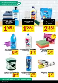 Folleto SPAR Página 10: Spar - lejía con detergente azul densa €0,95, Spar - papel de aluminio €1,95