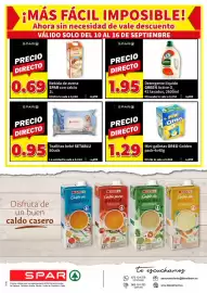 Folleto SPAR Página 12: Oreo - mini galletas €1,29, Spar - bebida de avena con calcio €0,69