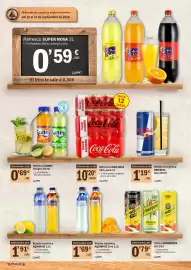 Folleto SPAR Página 4: Aquarius - bebida isotónica €1,91, Nova - refresco €0,59