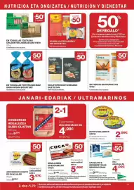 Catálogo El Corte Inglés Página 15: Consorcio bonito del norte en aceite de oliva €4,98, Cuca mejillones en escabeche €5,66