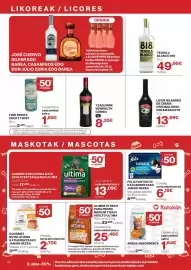 Catálogo El Corte Inglés Página 22: Ultima alimento seco para gato adulto esterilizado €13,09, 818 tequila blanco €49,95