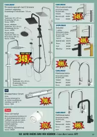 Harald Nyborg tilbudsavis uge 37 Side 15: Carlsbad Køkkenarmatur €499,00, GROHE Brusearmatur Smart €798,00
