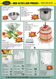 Harald Nyborg tilbudsavis uge 37 Side 2: Sjöbo Frugtmoser 7 L €389,00, Dørslag i rustfrit stål €29,00