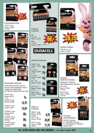 Harald Nyborg tilbudsavis uge 37 Side 37: Duracell Knapcellebatteri €27,00, Duracell special batterier €6,75