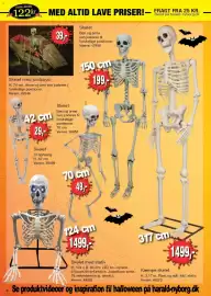 Harald Nyborg tilbudsavis uge 37 Side 48: Skelet med jordspyd €39,00, Kæmpe skelet €1.499,00