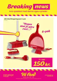Hi five tilbudsavis uge 37 Side 1: Dirt Devil Rengøringssæt €150,00