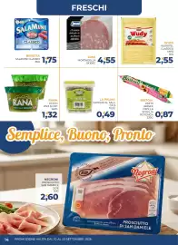 Volantino Moderna Pagina 14: Rana pesto alla genovese €1,32, Wudi Wurstel Classico €2,55