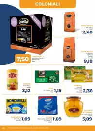 Volantino Moderna Pagina 18: Twinning infuso vari gusti €2,36, Fattoria dei Sapori Pesche alle Sciroppo €5,09