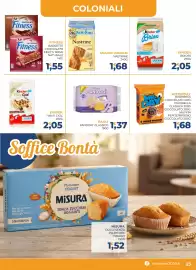 Volantino Moderna Pagina 23: Mulino Bianco Nastrine €1,68, Kinder Pan e Cioc €2,05