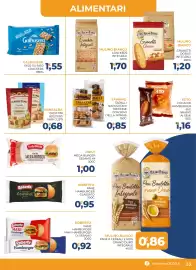 Volantino Moderna Pagina 33: Panealba crostini €0,68, Saviano taralli napoletani treccine con semi della nonna €0,85