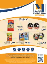 Volantino Moderna Pagina 44: Migliorgatto bocconcini per gatti €0,40, Sheba pate' vari gusti €0,42
