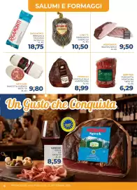 Volantino Moderna Pagina 6: Fiorucci guanciale alla amatriciana €8,99, King's Granspeck intero sv €10,50