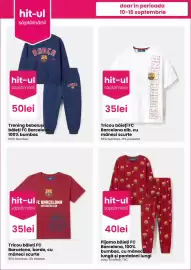 Catalog Pepco săptămâna 37 Pagină 2: Pijama băieți FC Barcelona €40,00, Fc barcelona tricou băieți €35,00