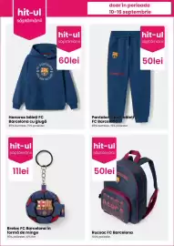 Catalog Pepco săptămâna 37 Pagină 3: Rucsac FC Barcelona €50,00, Breluc FC Barcelona în formă de minge €11,00