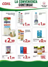 Volantino Maxi Coal Pagina 4: Latte UHT PS 100% Italiano Granarolo €0,79, Alpro bevanda senza zuccheri avena €2,89