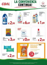 Volantino Maxi Coal Pagina 9: Crema dermoprotettiva Prep €3,49, Bastoncini cotone Coal €0,59