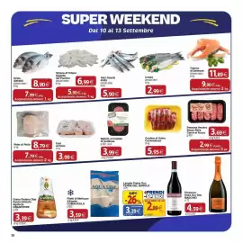 Volantino Docks Cash&Carry Pagina 30: Paesana Verzino Senza Pelle Carne al Fuoco €2,99, Costine di Suino Convenienza €5,95