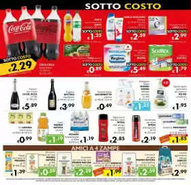 Volantino Eurospesa Pagina 10: Coca Cola classica/zero €2,29, Multi Crocchette con manzo e pollo MONDO NATURA €2,29
