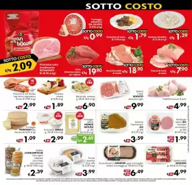 Volantino Eurospesa Pagina 2: Prosciutto cotto Granbiscotto ROVAGNATI €2,09, Trancio di lonza di suino €7,90