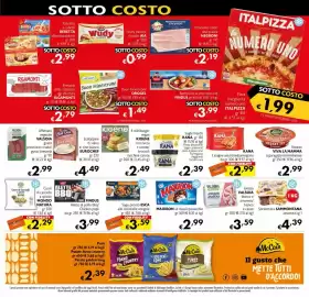 Volantino Eurospesa Pagina 5: Sugo pronto ESCA alle cozze/alle vongole €3,59, Prosciutto cotto alta qualità Negroni €2,19