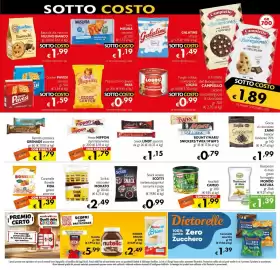 Volantino Eurospesa Pagina 7: Bastoncini di Mais Mondo Natura €1,39, Snack venere Scotti €0,99