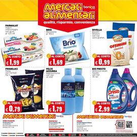 Volantino Mercati Alimentari Pagina 24: Bio Presto Detersivo lavatr. liquido €2,99, Parmalat Yogurt Magro €1,99