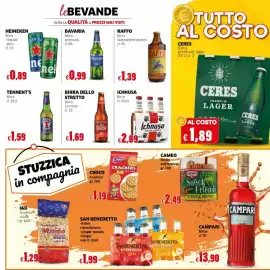 Volantino Mercati Alimentari Pagina 17: Heineken birra €0,89, Ceres birra premium lager €1,89