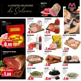 Volantino Mercati Alimentari Pagina 4: Petto di tacchino al forno €1,29, Pancetta arrotolata €1,69