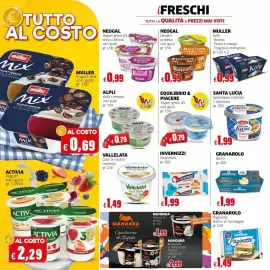 Volantino Mercati Alimentari Pagina 8: Yogurt greco 0% senza lattosio €0,99, Yogurt greco 0% Boni giusti €0,79