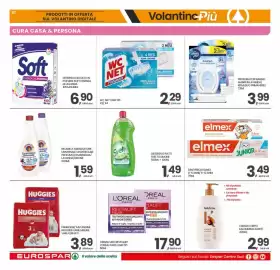 Volantino Eurospar settimana 37 Pagina 19: CREMA CORPO KALODERMA KARITÈ 400ML €2,99, Huggies €3,89