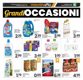 Volantino Eurospar settimana 37 Pagina 5: CANDEGGINA DELICATA OMINO BIANCO VARIE PROFUMAZIONI 2L €2,49