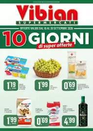 Volantino Vibian Pagina 1: La Molisana pasta di semola trafile classiche €0,69, Nestlé Fruttolo €1,19