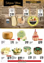 Volantino Vibian Pagina 3: Pizzighettone provolone l'etto €0,99, Trenta formaggio €1,69